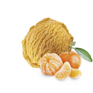 Helado de Sorbete de Mandarina